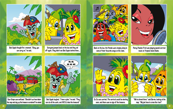 Tropical Island Carnival Book sample